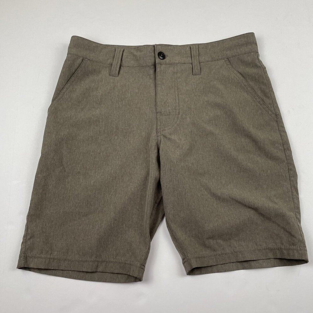 Prana Breathe Shorts Men's 30 Drawstring 10"ins Hybrid Gorpcore Hiking Khakis